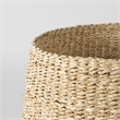 Mercana Sivannah Light And Medium Brown Striped Seagrass Round Basket (Set Of 3)