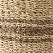Mercana Sivannah Light And Medium Brown Striped Seagrass Round Basket (Set Of 3)