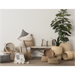 Mercana Sivannah Light And Medium Brown Striped Seagrass Round Basket (Set Of 3)