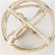 Mercana Kali 4.5L X 4.5W X 4.5H Small Beige Decorative Metal And Paper Object