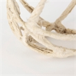 Mercana Kali 4.5L X 4.5W X 4.5H Small Beige Decorative Metal And Paper Object