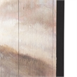 Mercana Wild Ox Painting On Wood in Brown