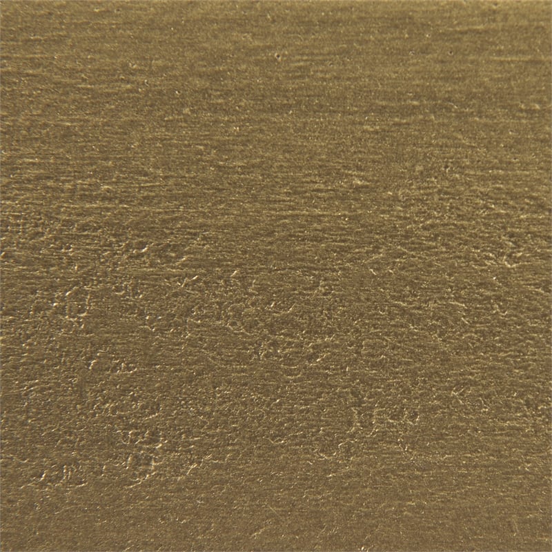 Mercana Furniture Trey Metal with Glass Accent Table in Antique Gold