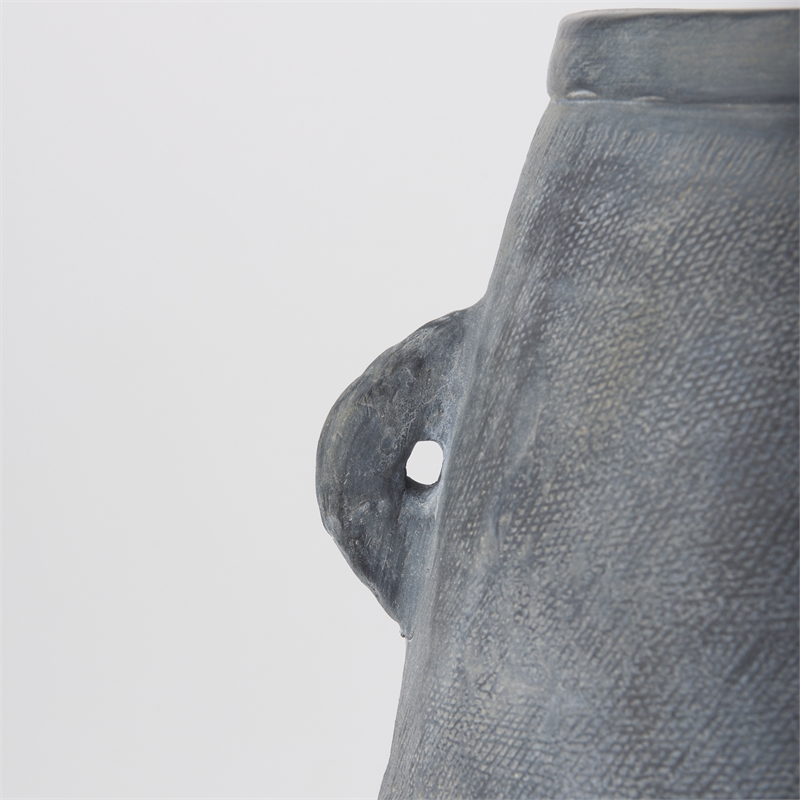 Mercana Zuma 27.2L X 20.5W X 31.9H Dark Gray Ceramic Floor Vase