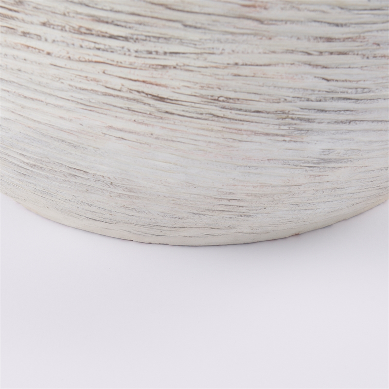 Mercana Misha 25.2L X 25.2W X 22.4H Cream Ceramic Floor Vase