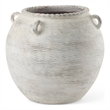 Mercana Misha 25.2L X 25.2W X 22.4H Cream Ceramic Floor Vase