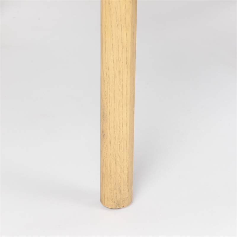 Mercana Ashton Brown Leather W/ Light Wood Accent Chair