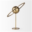 Mercana Atlas 15.0L X 7.0W X 16.0H Gold Metal Solar System Ornament
