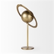 Mercana Atlas 15.0L X 7.0W X 16.0H Gold Metal Solar System Ornament