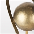 Mercana Atlas 15.0L X 7.0W X 16.0H Gold Metal Solar System Ornament