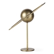 Mercana Atlas 15.0L X 7.0W X 16.0H Gold Metal Solar System Ornament