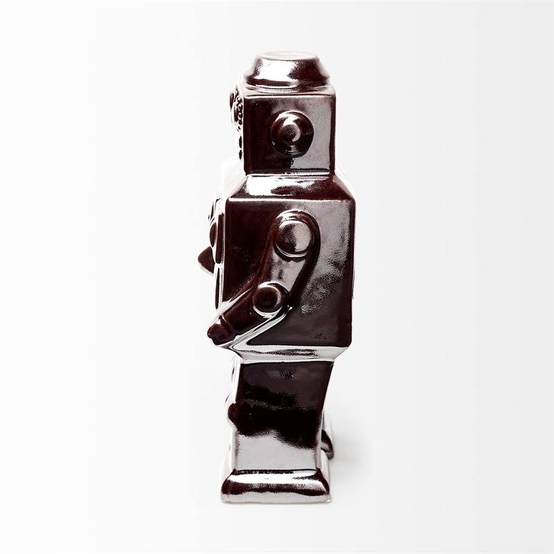 Mercana Robby 4L X 3W Bronze Polished Robot in Silver