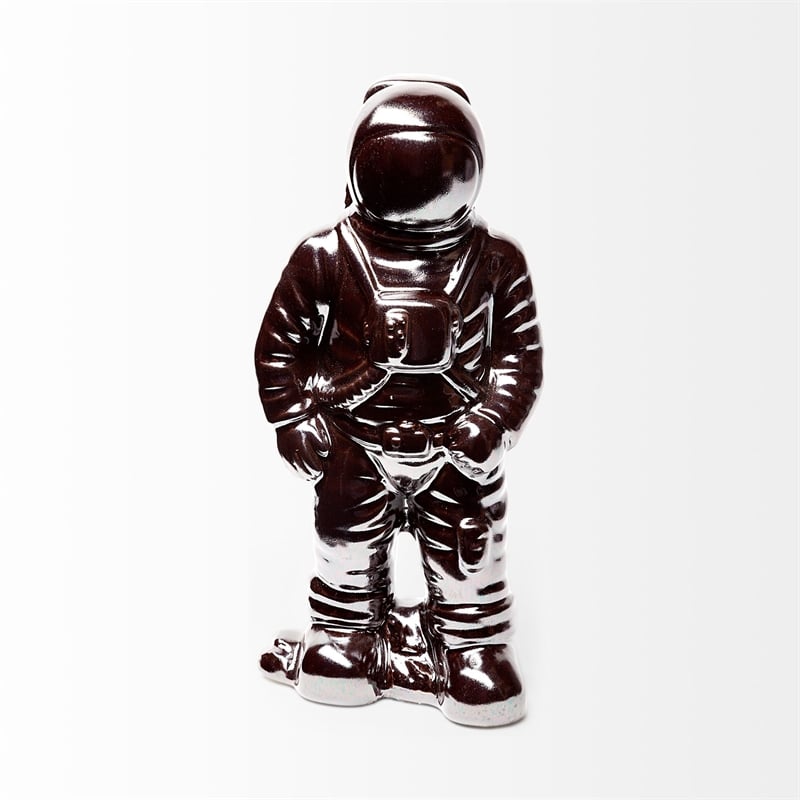 Mercana Aldrin 4L X 4W Bronze Electroplated Astronaut in Silver