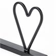 Mercana Wild At Heart 24L X 1W Black Metal Sign