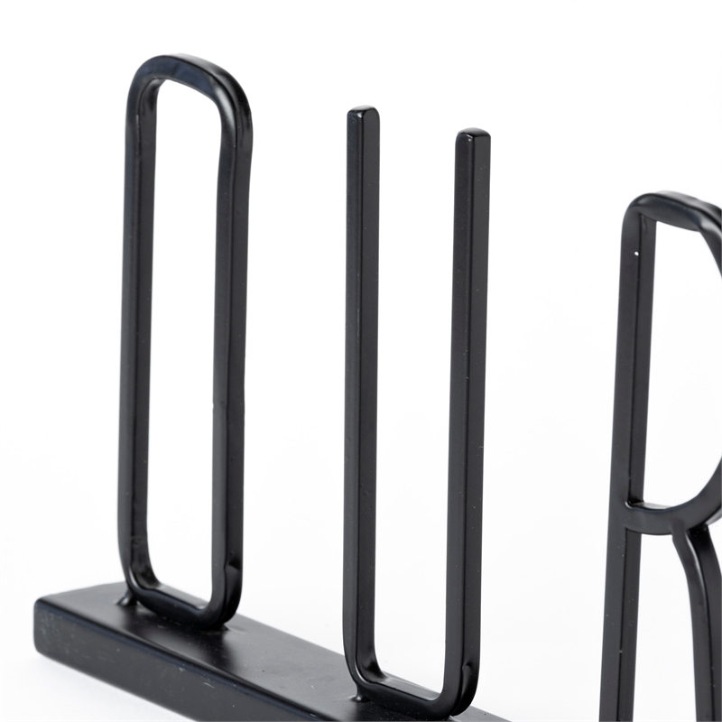 Mercana Our Nest 24L X 1W Black Metal Sign