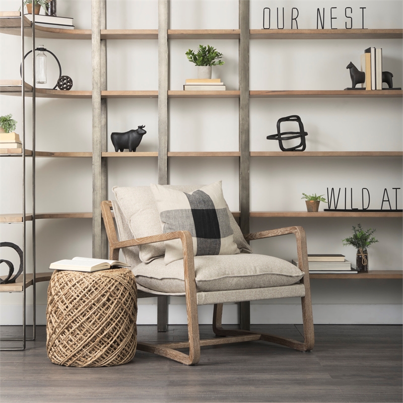 Mercana Our Nest 24L X 1W Black Metal Sign
