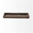 Mercana Vernon Medium 30L X 7W Brown Reclaimed Wood Tray