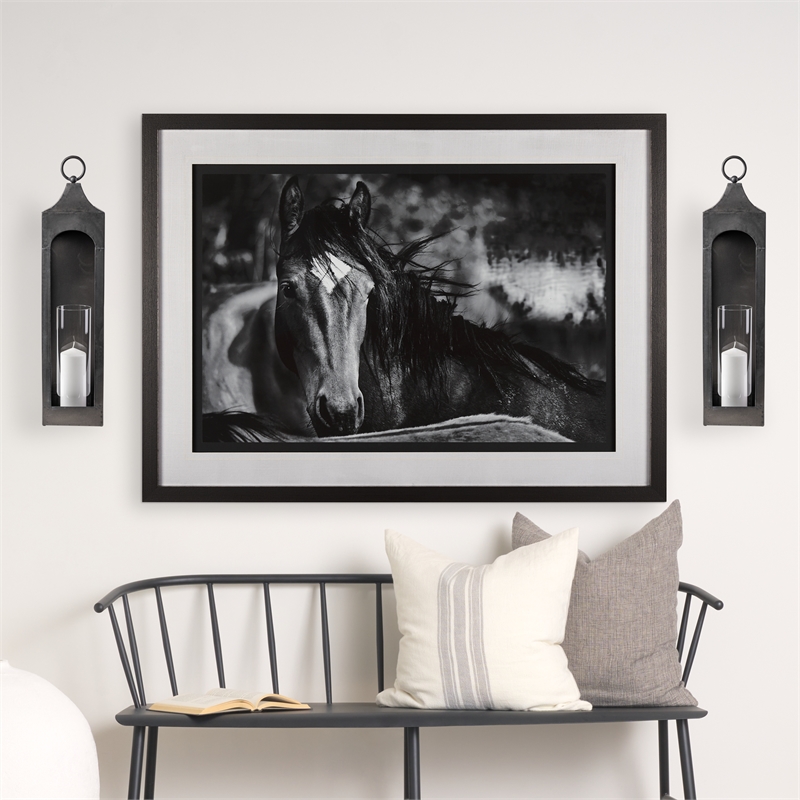 Mercana ina (Wall) Candle Holder in Charcoal