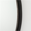 Mercana Piper 35.8L X 1.0W X 35.8H Small Black Metal Round Wall Mirror