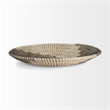 Mercana Luna Large Light Brown Seagrass Round Wall Hanging Plate