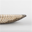 Mercana Luna Large Light Brown Seagrass Round Wall Hanging Plate