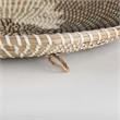 Mercana Luna Large Light Brown Seagrass Round Wall Hanging Plate