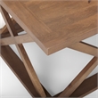 Mercana Forsey 48.0L X 28.0W X 17.5H Medium Brown Rectangle Coffee Table