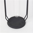 Mercana Aria 4.3L X 3.9W X 9.6H Metal And Glass Decorative Accent in Black
