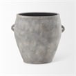 Mercana Zuma 27.2L X 18.1W X 24.4H Light Gray Ceramic Floor Vase