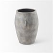 Mercana Zuma 27.2L X 18.1W X 24.4H Light Gray Ceramic Floor Vase