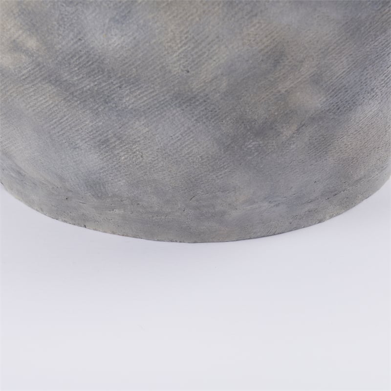 Mercana Zuma 27.2L X 18.1W X 24.4H Light Gray Ceramic Floor Vase