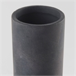 Mercana Esme 7.1L X 7.1W X 15.0H Dark Gray Ceramic Vase