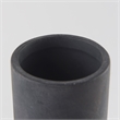 Mercana Esme 7.1L X 7.1W X 15.0H Dark Gray Ceramic Vase