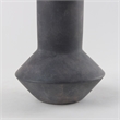 Mercana Esme 7.1L X 7.1W X 15.0H Dark Gray Ceramic Vase