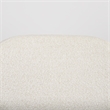 Mercana Amelia Cream Boucle W/Black Metal Upholstered Accent Chair