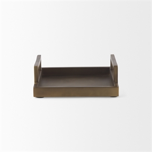 Mercana Shay Aluminium Tray - Small in Gold
