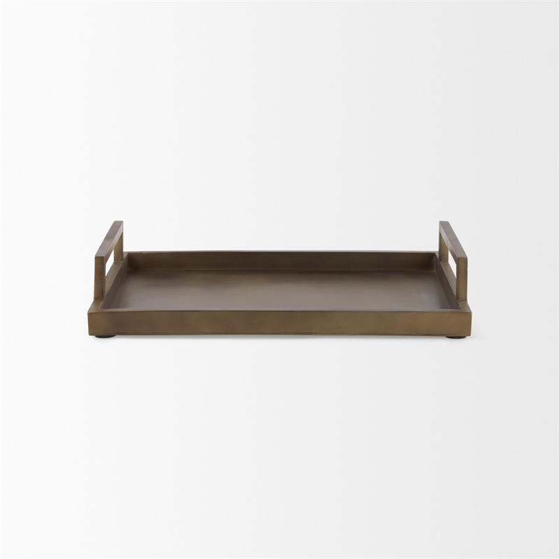 Mercana Shay Aluminium Tray - Medium in Gold