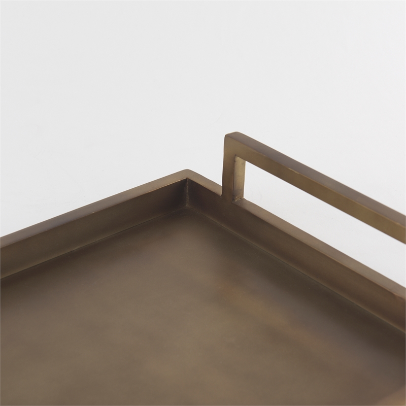 Mercana Shay Aluminium Tray - Medium in Gold