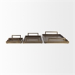 Mercana Shay Aluminium Tray - Medium in Gold