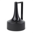 Mercana Burton 13.1H Large Glossy And Matte Black Ceramic Jug Vase