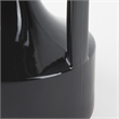 Mercana Burton 13.1H Large Glossy And Matte Black Ceramic Jug Vase