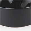 Mercana Burton 13.1H Large Glossy And Matte Black Ceramic Jug Vase