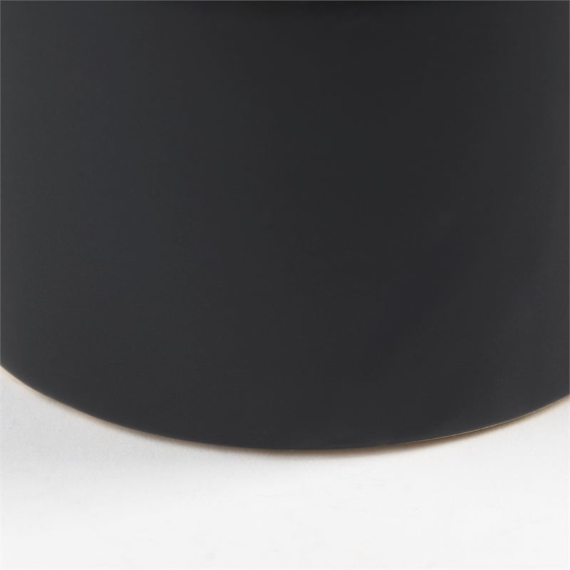 Mercana Burton 10.8H Small Matte Black Ceramic Jug Vase