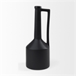 Mercana Burton 17.1H Large Matte Black Ceramic Jug Vase