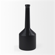 Mercana Burton 17.1H Large Matte Black Ceramic Jug Vase