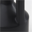Mercana Burton 17.1H Large Matte Black Ceramic Jug Vase