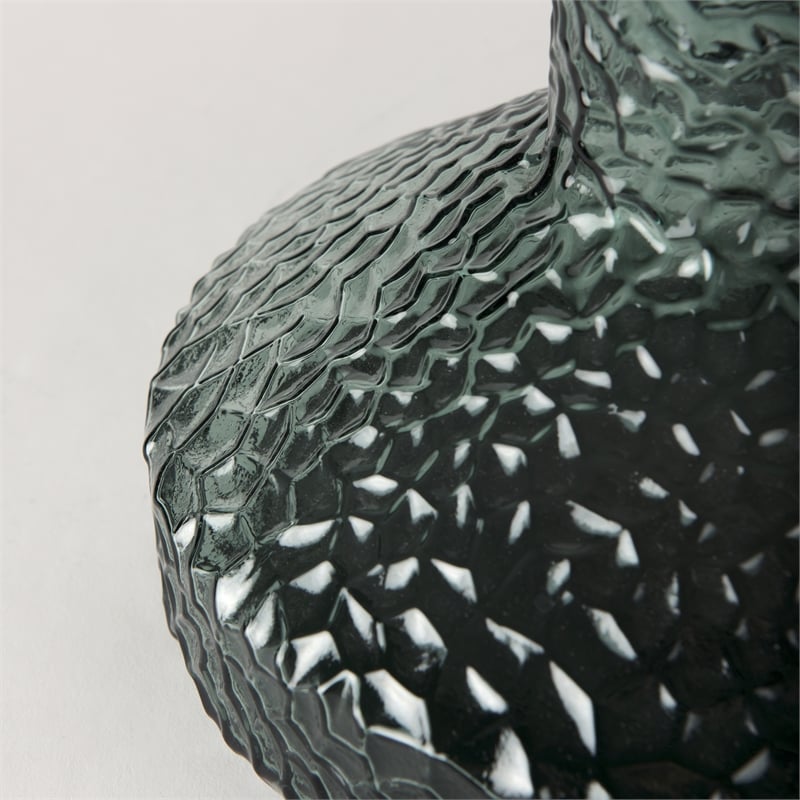 Mercana Jolene Tall Green Glass Vase