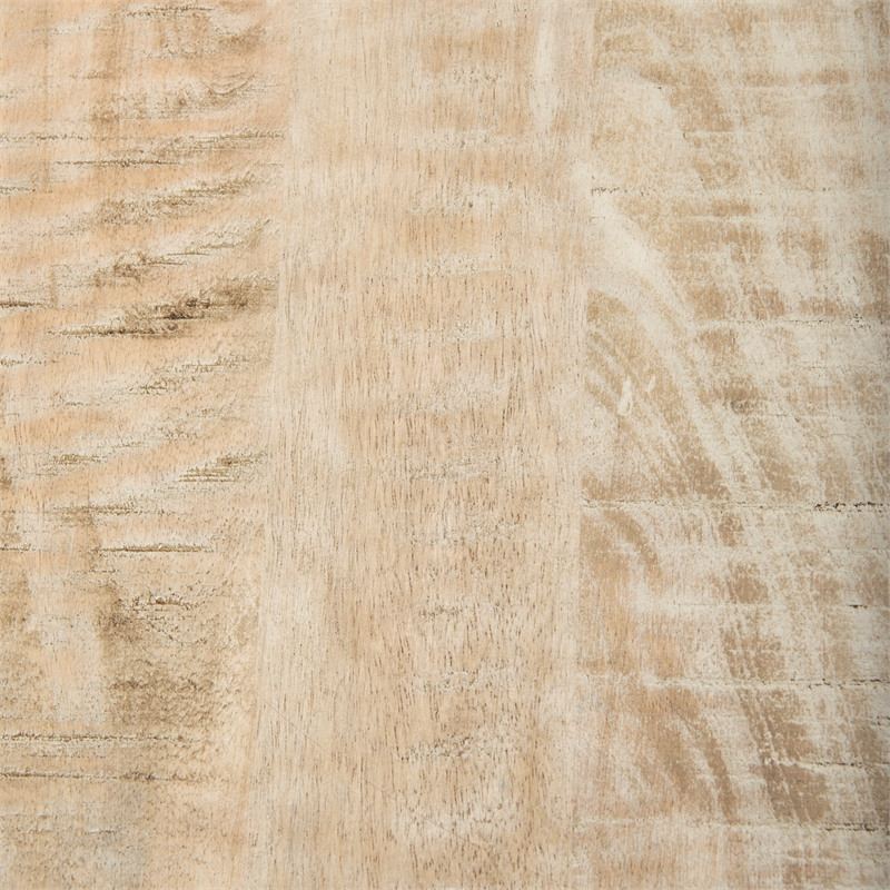 Mercana Rosie Small Blonde Wood Console Table in Brown