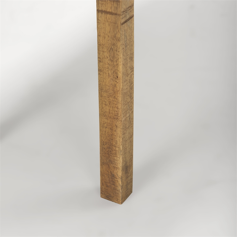 Mercana Rosie Small Brown Wood Console Table in Brown