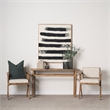 Mercana Rosie Small Brown Wood Console Table in Brown